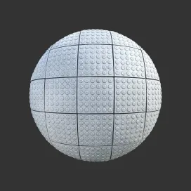 City street pavement tactile dots 2